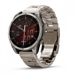 Fenix 8 - 47 мм, Amoled, Sapphire, Titanium, светло-серый, титановый ремешок 010-02904-40 - фото 13971