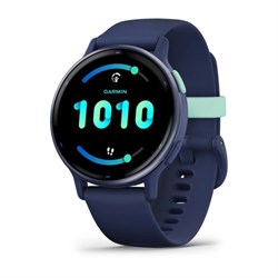 Vivoactive 5 синие с металлически-синим безелем и силиконовым ремешком 010-02862-12 - фото 14029