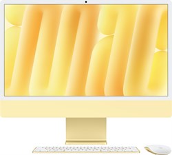 iMac 24, M4 (10c CPU, 10c GPU) 16GB, 512GB, русская раcкладка (KB-RS), Yellow (Жёлтый), Custom, Nano-texture glass 1001407 - фото 14634