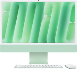iMac 24 M4 (8/8) 16GB 512GB английская клавиатура (KB-US) Green (Зелёный) Z1E4000TR, Standard glass Z1E4000TR - фото 16296