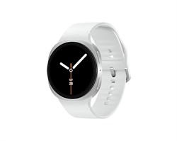 Galaxy Watch8 40mm / Bluetooth + 4G Silver (Серебристый) Sport Band White S/M SM-L325F* SM-L325FZSA - фото 16716