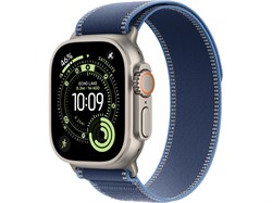 Watch Ultra 3, 49 мм, натуральный титановый корпус, Blue/Bright Blue Trail браслет - S/M (130-180 мм) Apple_Watch_Ultra_3-MF1V4-MFT64-MEWR4