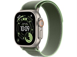 Watch Ultra 3, 49 мм, натуральный титановый корпус, Green/Neon Trail браслет - S/M (130-180 мм) Apple_Watch_Ultra_3-MF1V4-MFT44-Z0YQ
