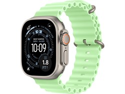 Watch Ultra 3, 49 мм, натуральный титановый корпус, Neon Green Ocean ремешок - один размер Apple_Watch_Ultra_3-MF1V4-MGCF4-Z0YQ