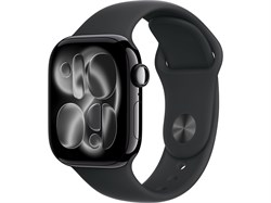 Watch Series 11, 42 мм, Jet Black алюминиевый корпус, Black Sport Band - S/M (130-180 мм) Apple_Watch_S11-MEW04-MXLJ3-MEQT4