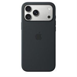 Чехол для iPhone 17 Pro Max, Silicone Case, Black (Чёрный)