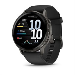Venu 4 45 мм Slate Bezel, Black Silicone Band, 010-03014-00