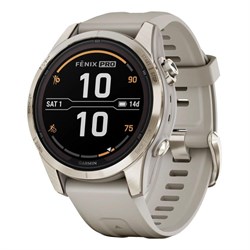 Fenix 7S Pro Sapphire Solar 42 мм золотистый корпус со светло-песочным ремешком 010-02776-15