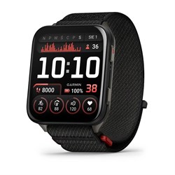 Venu X1 черные, серой титановой крышкой, черным нейлоновым ремешком ComfortFit, 010-02980-02
