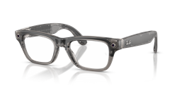Blayzer Optics (Gen 2) RW7001 8529, Matte Transparent Ice Grey, Demo Lens, S (50–19)