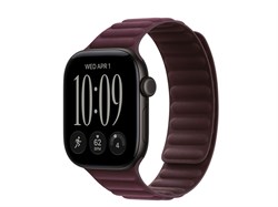 Watch Series 12, 42 мм, Black, Burgundy Magnetic Link, M/L