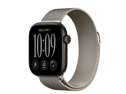 Watch Series 12, 42 мм, Black, Natural Milanese Loop, One Size