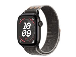 Watch Series 12, 42 мм, Black, Pavement Grey Nike Sport Loop, One Size