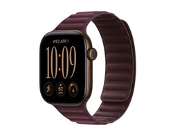 Watch Series 12, 42 мм, Dark Bronze, Burgundy Magnetic Link, M/L