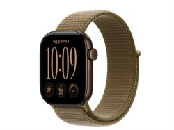 Watch Series 12, 42 мм, Dark Bronze, Olive Sport Loop, One Size