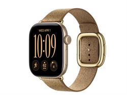 Watch Series 12, 42 мм, Light Gold, Camel Modern Buckle, L