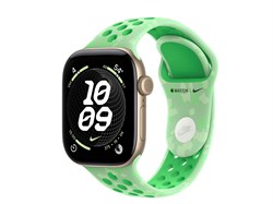 Watch Series 12, 42 мм, Light Gold, Green Spark Nike, S/M