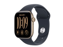 Watch Series 12, 42 мм, Light Gold, Navy Blue, M/L