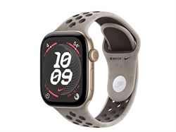 Watch Series 12, 42 мм, Light Gold, Pavement Grey Nike, M/L