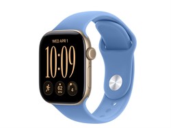Watch Series 12, 42 мм, Light Gold, Wildflower Blue, S/M