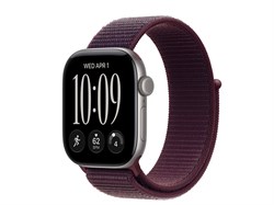 Watch Series 12, 42 мм, Space Gray, Burgundy Sport Loop, One Size