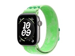 Watch Series 12, 42 мм, Space Gray, Green Spark Nike Sport Loop, One Size