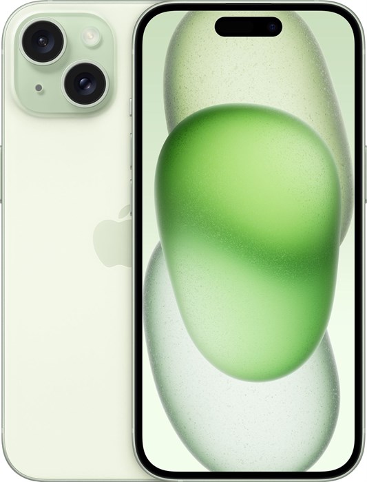 iPhone 15 256 ГБ, Green (Зелёный), nano Sim + eSim MTMT3J - фото 3039