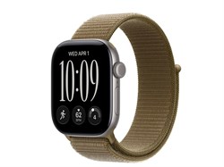Watch Series 12, 42 мм, Space Gray, Olive Sport Loop, One Size