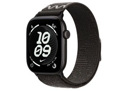 Watch Series 12, 46 мм, Black, After Dark Black Nike Sport Loop, One Size