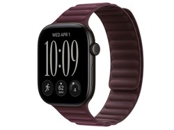 Watch Series 12, 46 мм, Black, Burgundy Magnetic Link, S/M