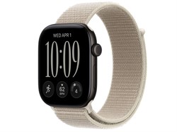 Watch Series 12, 46 мм, Black, Limestone Sport Loop, One Size