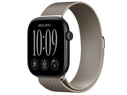 Watch Series 12, 46 мм, Black, Natural Milanese Loop, S/M