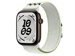Watch Series 12, 46 мм, Dark Bronze, Essential White Nike Sport Loop, One Size