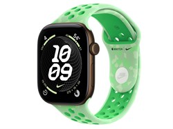 Watch Series 12, 46 мм, Dark Bronze, Green Spark Nike, S/M