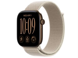 Watch Series 12, 46 мм, Dark Bronze, Limestone Sport Loop, One Size