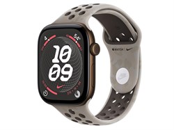 Watch Series 12, 46 мм, Dark Bronze, Pavement Grey Nike, S/M