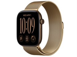 Watch Series 12, 46 мм, Dark Bronze, Radiant Gold Milanese Loop, S/M