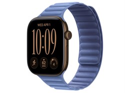 Watch Series 12, 46 мм, Dark Bronze, Wildflower Blue Magnetic Link, M/L