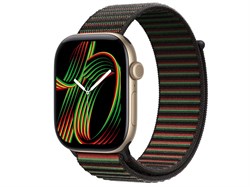 Watch Series 12, 46 мм, Light Gold, Black Unity Sport Loop - Unity Rhythm, One Size