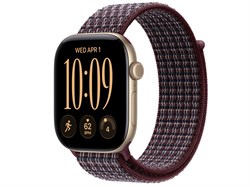 Watch Series 12, 46 мм, Light Gold, Burgundy Plaid Sport Loop, One Size