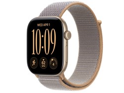 Watch Series 12, 46 мм, Light Gold, Chambray Blue Sport Loop, One Size