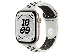 Watch Series 12, 46 мм, Light Gold, Essential White Nike, M/L