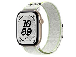 Watch Series 12, 46 мм, Light Gold, Essential White Nike Sport Loop, One Size