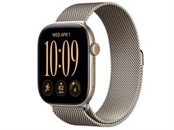 Watch Series 12, 46 мм, Light Gold, Natural Milanese Loop, S/M