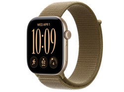 Watch Series 12, 46 мм, Light Gold, Olive Sport Loop, One Size
