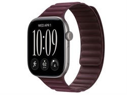 Watch Series 12, 46 мм, Space Gray, Burgundy Magnetic Link, M/L