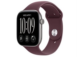 Watch Series 12, 46 мм, Space Gray, Burgundy, M/L