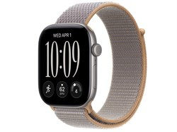Watch Series 12, 46 мм, Space Gray, Chambray Blue Sport Loop, One Size