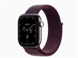 Watch Series 12, 42 мм, Natural, Burgundy Sport Loop, One Size