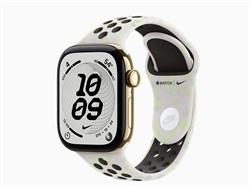 Watch Series 12, 42 мм, Radiant Gold, Essential White Nike, S/M